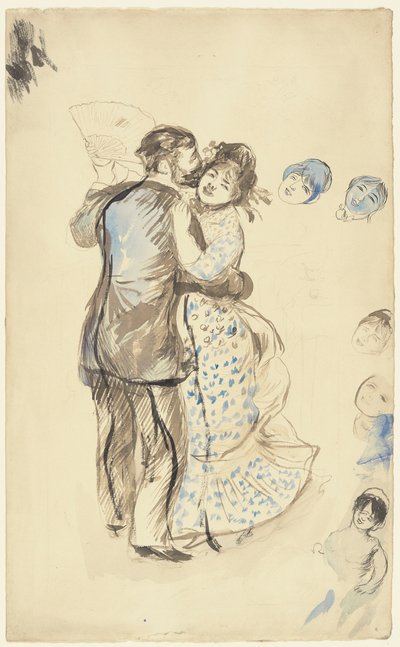 Der Tanz auf dem Lande von Pierre Auguste Renoir
