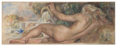 Akt in einer Landschaft oder Der Fluss von Pierre Auguste Renoir