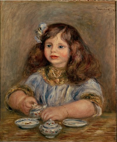 Porträt von Genevieve Bernheim de Villers (1907-1936), zukünftige Gräfin Jean de la Chapelle von Pierre Auguste Renoir