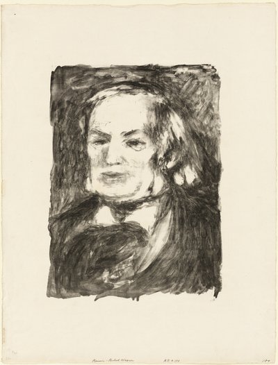 Porträt von Richard Wagner von Pierre Auguste Renoir