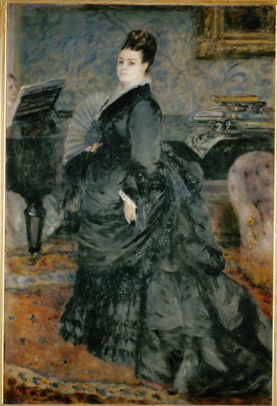 Porträt einer Dame von Pierre Auguste Renoir