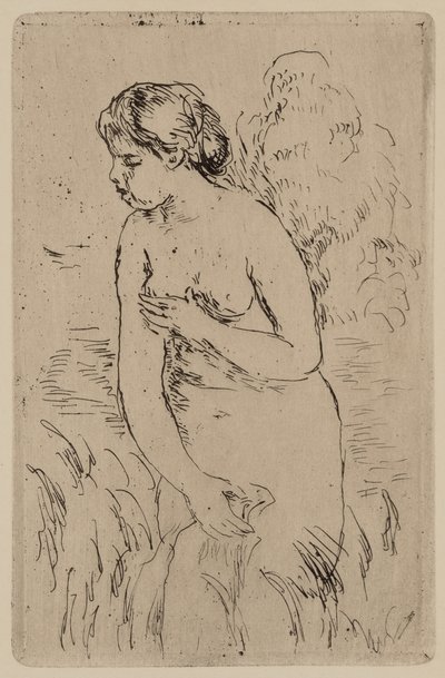 Der Badende, ca. 1890 von Pierre Auguste Renoir