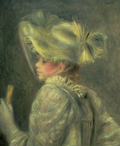 Der weiße Hut von Pierre Auguste Renoir
