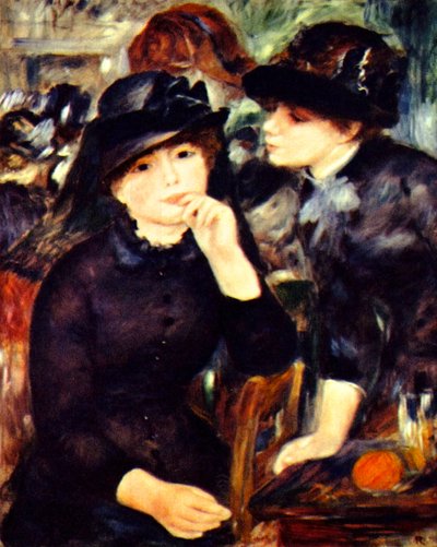 Zwei Mädchen in Schwarz von Pierre Auguste Renoir