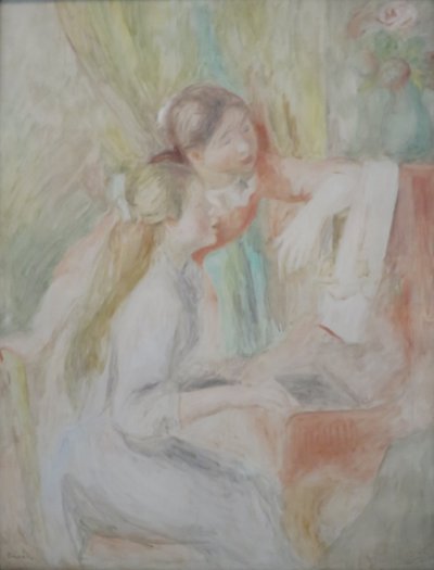 Junge Mädchen am Klavier von Pierre Auguste Renoir