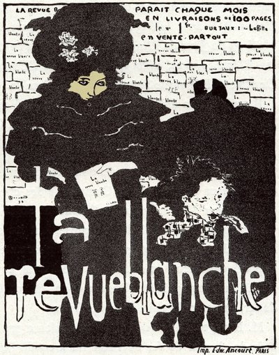 Die Revue Blanche. Plakat von Pierre Bonnard, Frankreich von Pierre Bonnard