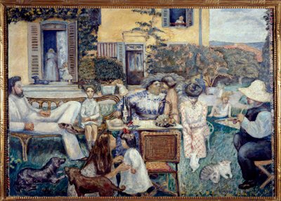 Bürgerlicher Nachmittag oder die Terrasse Familie, 1900 von Pierre Bonnard
