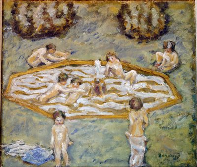 Kinder im Pool von Pierre Bonnard