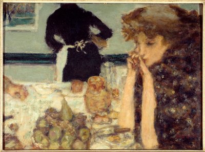 Das Frühstück von Misia. Porträt von Misia Sert, Pianistin und Muse vieler Künstler von Pierre Bonnard