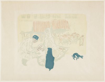 Der Gemüsehändler, ca. 1897 (veröffentlicht 1899) von Pierre Bonnard