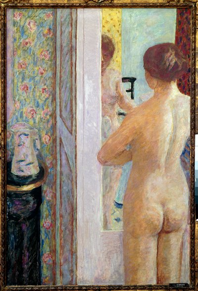Die Toilette: Frau nackt von hinten von Pierre Bonnard