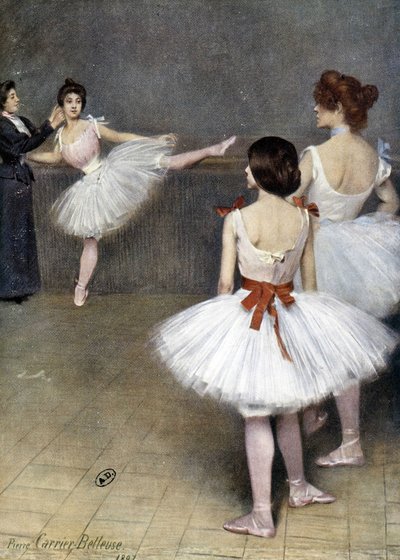 Klassischer Tanz: Ballerinas im Jahr 1897 von Pierre Carrier Belleuse von Pierre Carrier Belleuse