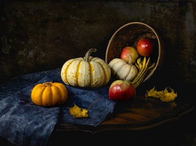Stimmungsvolle Herbsternte von Pierre Desautels
