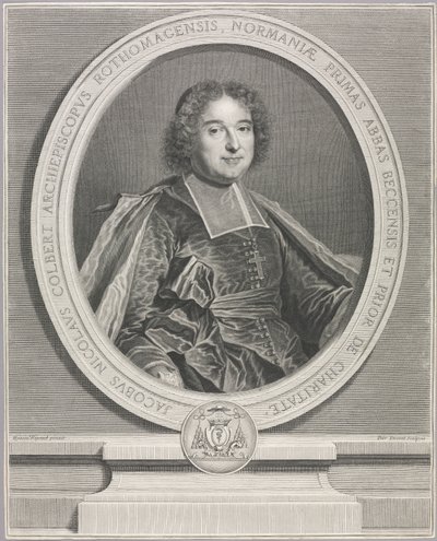 Jacques-Nicolas Colbert von Pierre Drevet