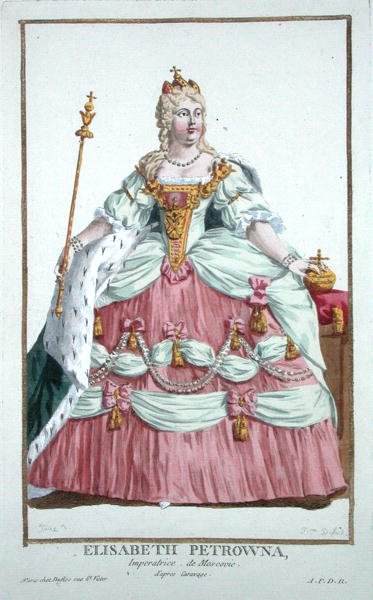 Elizabeth Petrovna (1709-62) Kaiserin von Russland (1741-62) aus 