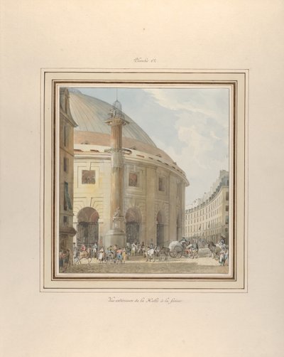 La Halle aux Blés, Außenansicht von Pierre Francois Leonard Fontaine
