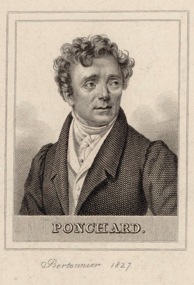 Porträt des Opernsängers Louis Antoine Eléonore Ponchard von Pierre François Bertonnier
