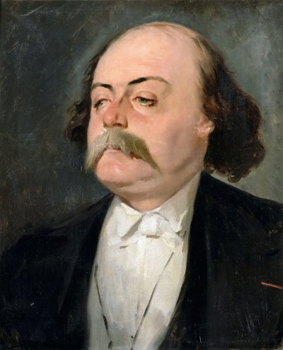 Porträt von Gustave Flaubert 1821-1880 von Pierre François Eugène Giraud