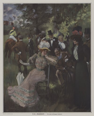 Eine Ecke der Waage in Auteuil von Pierre Georges Jeanniot