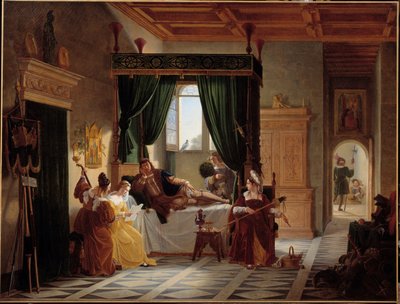 Die Genesung von Bayard von Pierre Henri Revoil