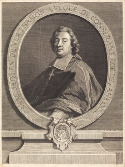Isaac-Jacques de Verthamon von Pierre Imbert Drevet after François de Troy