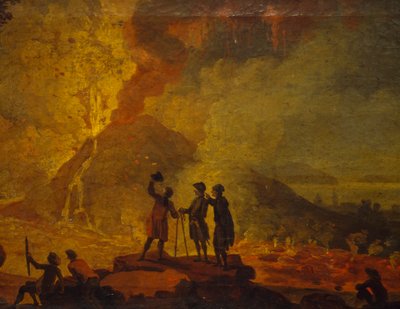 Ausbruch des Vesuvs, von Pierre-Jacques Volaire (Detail) von Pierre Jacques Volaire