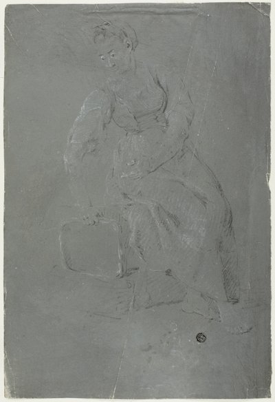 Sitzende Frau von Pierre Jacques Volaire