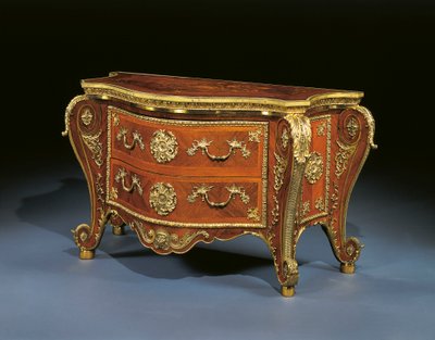 George III Bombe-Kommode, ca. 1760-65 von Pierre Langlois