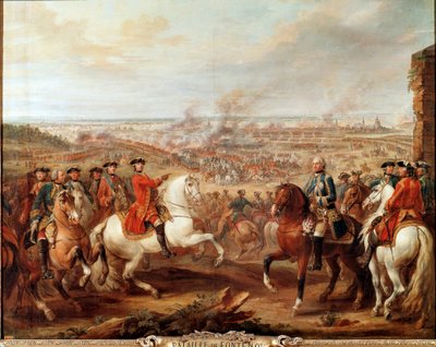 Schlacht von Fontenoy am 11. Mai von Pierre Lenfant