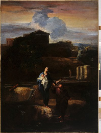 Die Flucht nach Ägypten von Pierre Louis Cretey or Cretet
