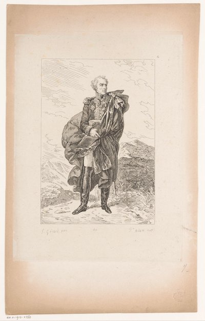 Porträt von General Maximilien Sébastien Foy von Pierre Michel Adam