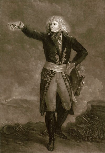 Napoleon Bonaparte als General en Chef der Armee von Italien (1796-1797) - Gravur von Pierre Michel Alix von Pierre Michel Alix