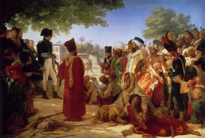 Napoleon Bonaparte begnadigt die Rebellen in Kairo, 23. Oktober 1798 von Pierre Narcisse Guerin