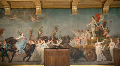 Fresko „Der Triumph der Republik“ von Pierre Paul Lêon Glaize
