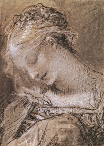 Kopf der Jungfrau von Pierre Paul Prudhon