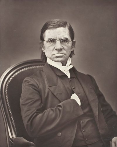 Émile Littré, französischer Lexikograf und Philosoph von Pierre Petit