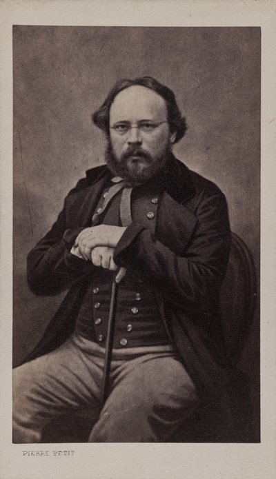 Porträt von Pierre-Joseph Proudhon 1809-1865, ca. 1860 von Pierre Petit
