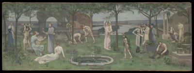 Zwischen Kunst und Natur von Pierre Puvis de Chavannes