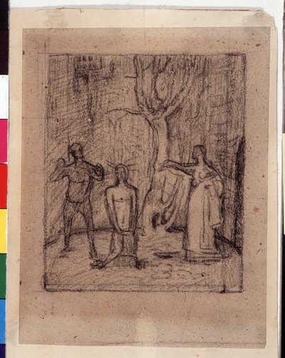Die Enthauptung von Johannes dem Täufer von Pierre Puvis de Chavannes