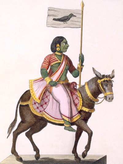 Moudevi, Göttin der Zwietracht und des Elends von Pierre Sonnerat
