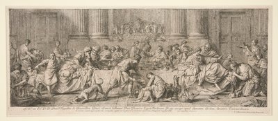 La Madeleine aux pieds de Jésus (Das Gastmahl im Hause des Simon des Pharisäers) von Pierre Subleyras