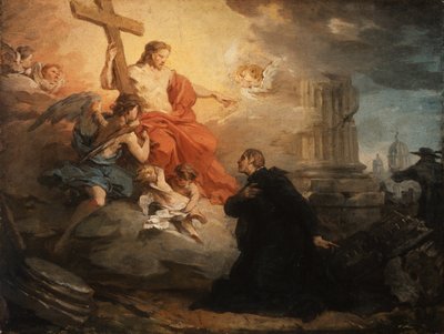 Die Vision des Heiligen Ignatius von Loyola von Pierre Subleyras