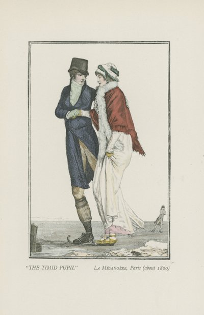 Schüchterner Schüler, Paris (um 1800) von Pierre de La Mesangere