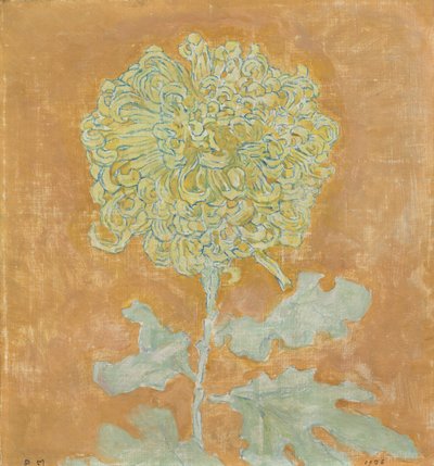 Chrysantheme von Piet Mondrian