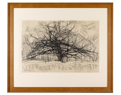 Studie für Der graue Baum, 1911 von Piet Mondrian