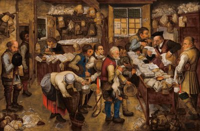 Das Steueramt von Pieter Brueghel the Younger