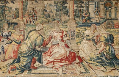 Mark Anton und Kleopatra Wandteppich von Pieter (attr. to) Coecke van Aelst