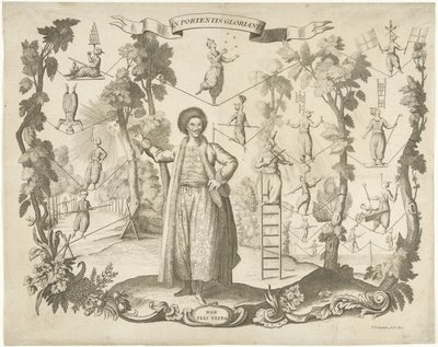 Akrobaten und Seiltänzer von Pieter Balthasar Bouttats