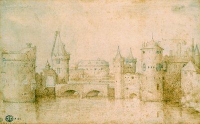 Ansicht der alten Befestigungen von Amsterdam, Niederlande von Pieter Bruegel the Elder
