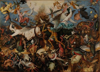 Der Sturz der rebellischen Engel von Pieter Brueghel the Elder